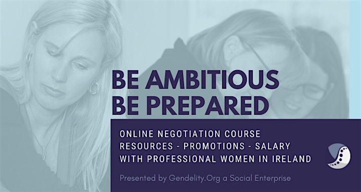 Interactive Negotiation Workshop For Professional Women  - 3 Mondays Online image
