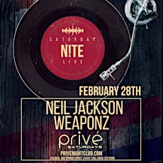 Prive Saturdays Present: DJ Neil Jackson primary image