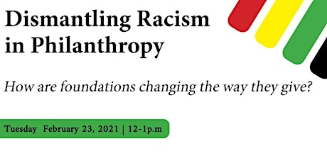 Dismantling Racism in Philanthropy: How are foundations changing .... primary image