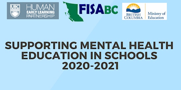 Supporting Mental Health Education in Schools 2020-21 (Metro & Coastal Van)