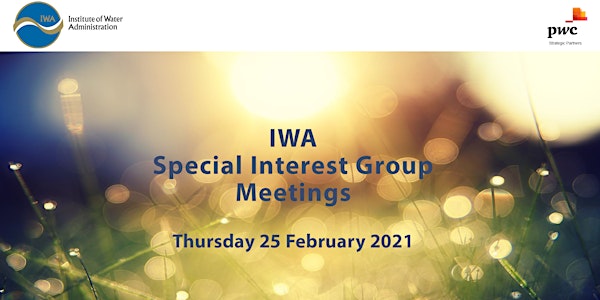 IWA February 2021 -  SIG Meetings