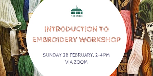 Introduction to embroidery workshop