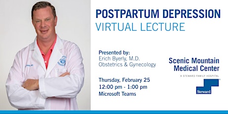 Postpartum Depression: Virtual Lecture primary image