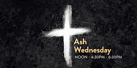 Ash Wednesday Worship - 4:30pm primary image