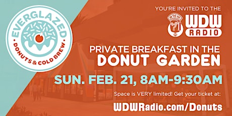 WDW Radio Private Breakfast at Everglazed Donut Garden in Disney Springs primary image