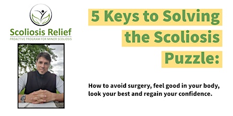 5 Keys to Solving the Scoliosis Puzzle... primary image