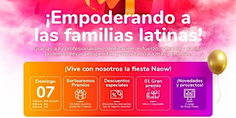 Imagen principal de Empoderando a las familias latinas - Aniversario Naow