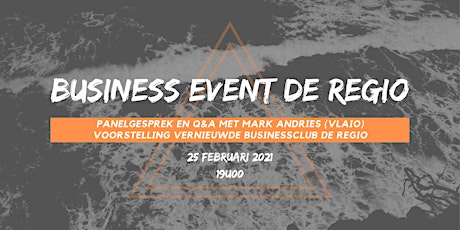 Business Event 'De Regio': Panelgesprek en Q&A met Mark Andries (VLAIO)