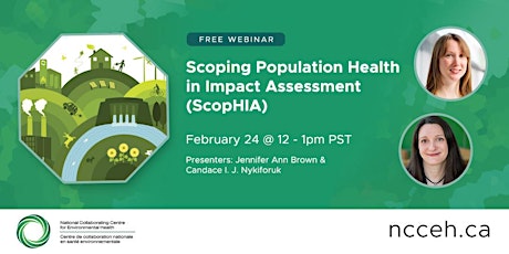 Scoping Population Health in Impact Assessment (ScopHIA)