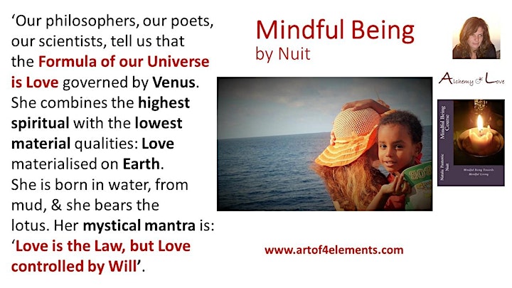 Quote by Natasa PAntovic about Love from Mindful Being Course