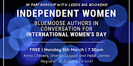 Independent Women.  Bluemoose authors for International Women's Day primary image