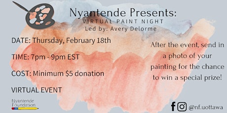 Nyantende Foundation Virtual Paint Night primary image