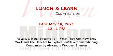 WIMBC' Lunch & Learn - February 18, 2021 - Online Event