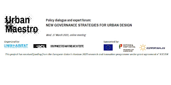 Policy Dialogue and Forum on New Governance Strategies for Urban Design