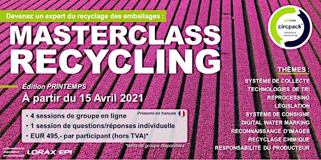 Masterclass Recycling - Edition française