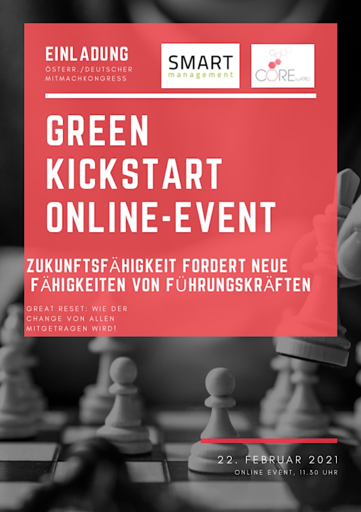 
		Green Kickstart online  Event - Zukunftsfähigkeit fordert neue  Fähigkeiten: Bild 
