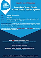 Defending Young People in the Criminal Justice System – 26 March 2015 primary image