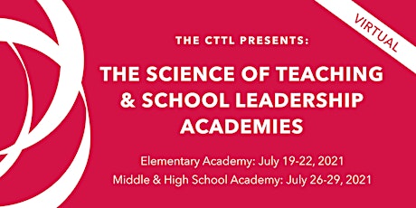 The Science of Teaching and School Leadership Academy - MS and HS 2021