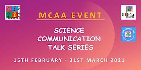 Primaire afbeelding van Science Communication talk series  - by MCAA Italy Chapter