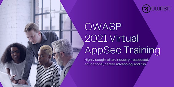 OWASP 2021 Virtual AppSec Training  May