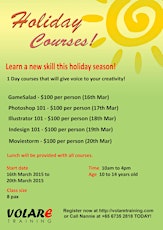 Holiday Courses for Students (10 to 14 years old) primary image