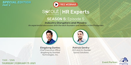 Sprout HR Experts Season 5 Episode 5: Industry Disruptors and Movers primary image