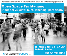 Hauptbild für OpenSpace - Stadt der Zukunft:              bunt, lebendig, partizipativ