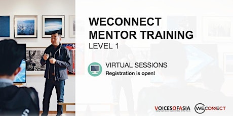 【Virtual】 WeConnect Level 1 Mentoring Training, 23 Feb 7.30pm primary image