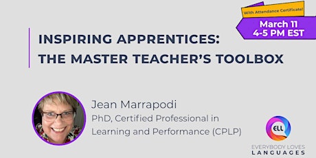 Inspiring Apprentices: The Master Teacher’s Toolbox primary image