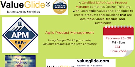 Online Agile Product Management (APM) - 5.0 primary image