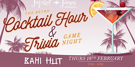Retro Cocktail Hour & Game Night primary image