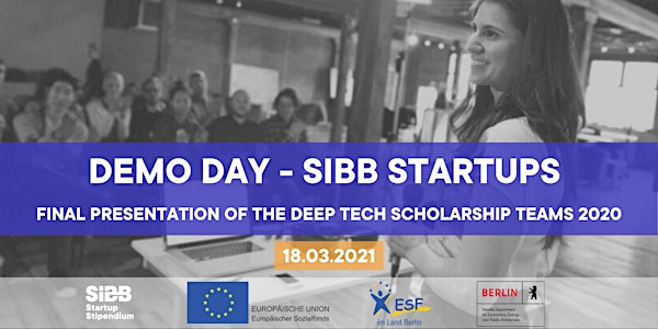 Demo Day - SIBB Deep Tech Startup Scholarship (Batch 2020)