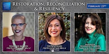 Restoration, Reconciliation, and Resiliency primary image
