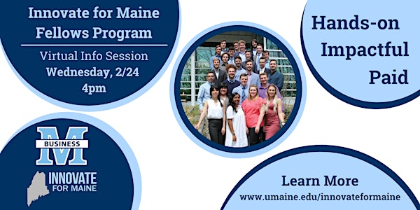 MBS Presents: Innovate for Maine Fellows Program Info Session