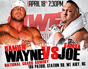 AIWF Mid Atlantic Wrestling - Samoa Joe vs Damien Wayne! primary image