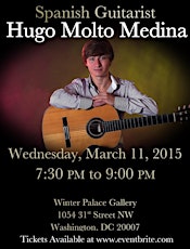 Spanish Guitarist Hugo Molto Medina Live primary image