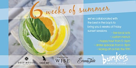 6 Weeks of Summer 'G&T by the Sea' primary image