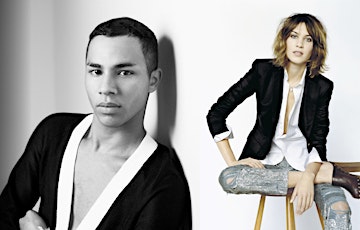 TALK: Olivier Rousteing on Glamour, with Alexa Chung primary image