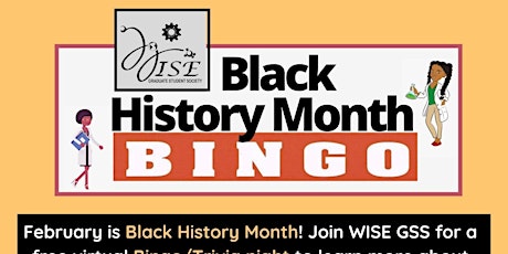 WISE GSS - Black History Month BINGO primary image