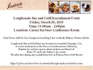 Longboards Bar and Grill Recruitment Event primary image