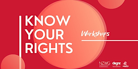Know Your Rights Workshop - Dunedin primary image
