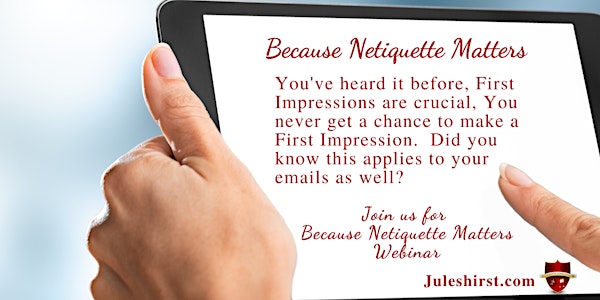 Because Netiquette Matters | Virtual Etiquette Class