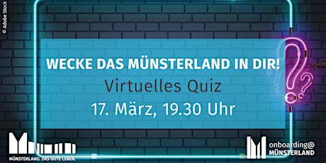 Hauptbild für Wie gut kennst du (schon) das Münsterland? Virtuelle Quiz-Night.