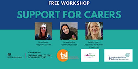 Support for Carers - Free Workshop primary image