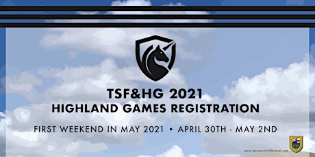 2021 Athletic Registration for the Texas Scottish Festival Highland Games