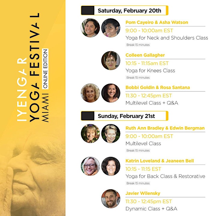 Iyengar Yoga Festival Miami Online Edition image