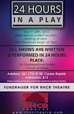 RHCR Theatre Presents: 24 HOURS in a Play & Silent Auction primary image