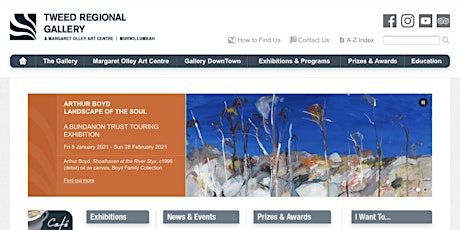 TWEED REGIONAL GALLERY TOUR & LUNCH - Sat February 27 - 12.45 pm (Qld time) primary image