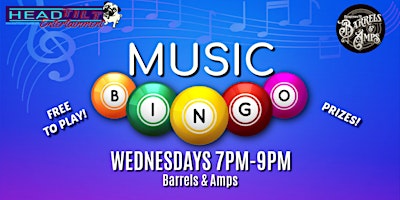 Music Bingo at Barrels & Amps