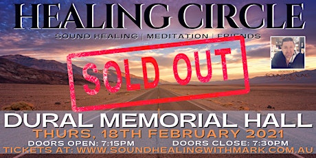 Healing Circle: Sound Healing with Mark | All Welcome (Dural Memorial Hall) primary image